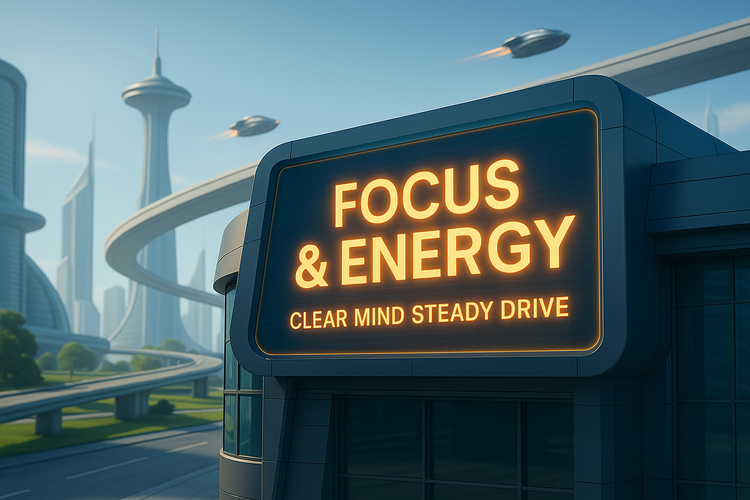 Focus & Energy Clear mind. Steady drive. Natural power.