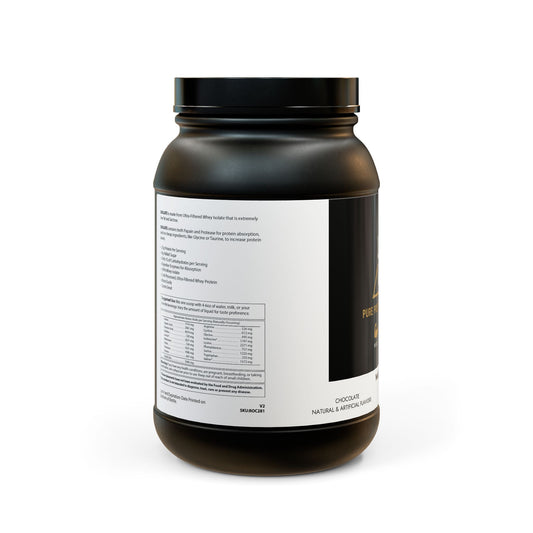 Whey Isolate Protein Supplement (907g, 2lb)