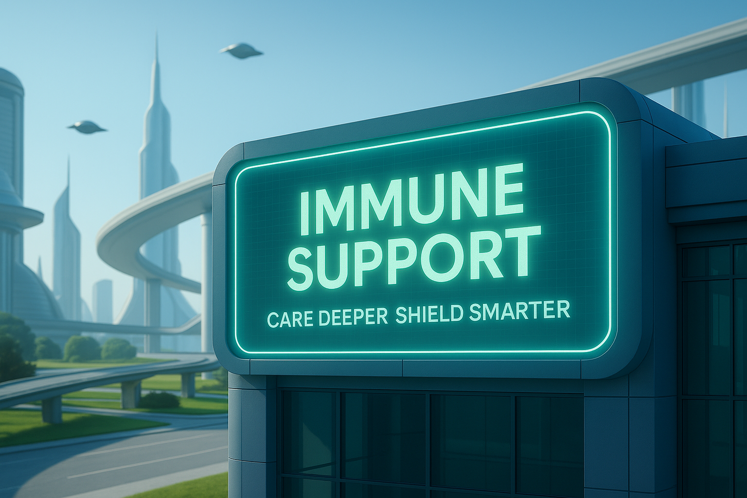 Immune Support Care deeper. Shield smarter.