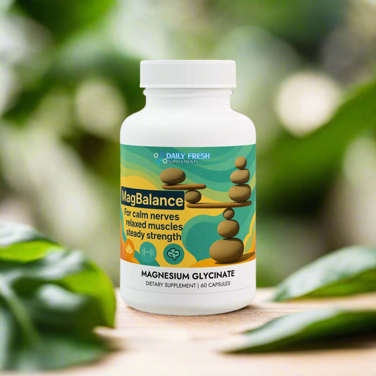 Magnesium Glycinate Supplement (60 Capsules)