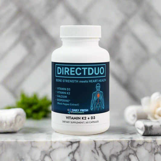 Vitamin K2 + D3 Supplement (60 Capsules)